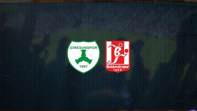 Giresunspor - Balıkesirspor maçı ne zaman, saat kaçta ve hangi kanalda canlı yayınlanacak? | TFF 1. Lig