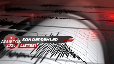 DEPREM SON DAKİKA | 3 Ağustos nerede deprem oldu, kaç şiddetinde? AFAD, Kandilli son depremler