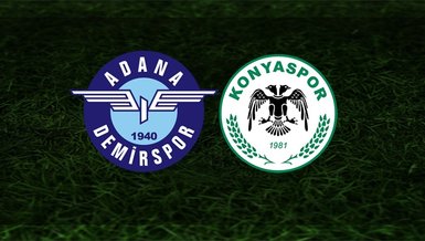 Adana Demirspor Konyaspor maçı CANLI