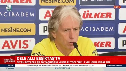 >Forvet transferi yapılacak mı? Jorge Jesus açıkladı