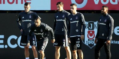 Beşiktaş'ın Osmanlıspor mesaisi sürdü