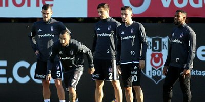 Beşiktaş'ın Osmanlıspor mesaisi sürdü