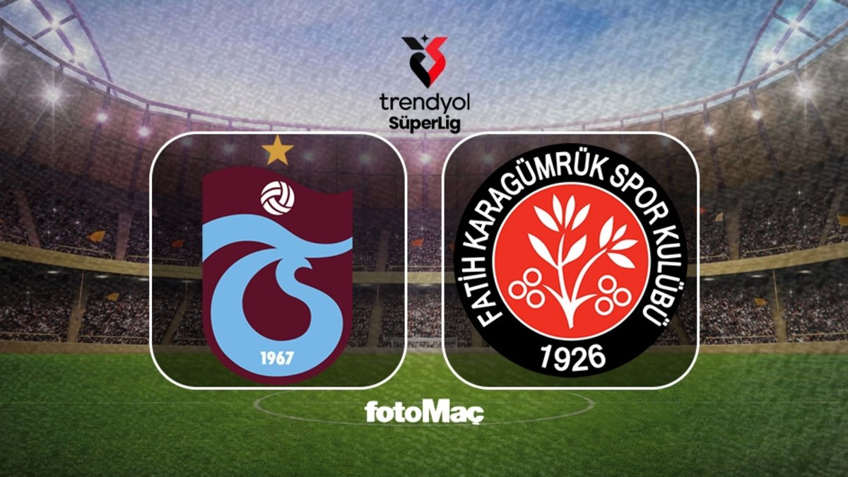 Trabzonspor - Fatih Karagümrük maçı ne zaman, zaman kaçta, hangi kanalda?