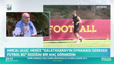 ️ Hıncal Uluç: Fatih Öztürk Galatasaray'a Muslera'dan daha yararlı