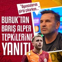 Buruk'tan Barış Alper tepkilerine yanıt!