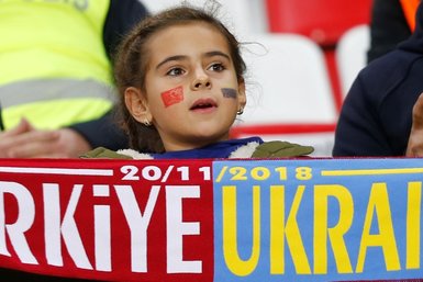 Türkiye - Ukrayna maçından kareler!