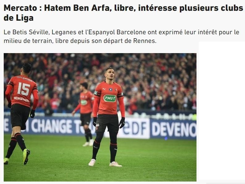 Hatem Ben Arfa Ispanyollarin Radarinda Son Dakika Avrupa Dan Futbol Haberleri Fotomac
