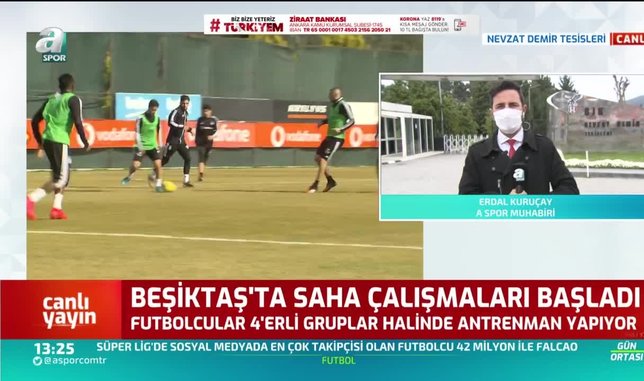 Beşiktaş sahaya indi!