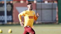 Kayseri maçında sahada