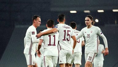 Letonya maç sonu büyük coşku yaşadı