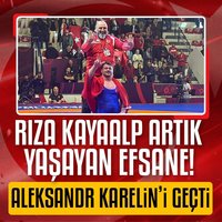 Rıza Kayaalp tarihe geçti!