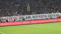Trabzonspor taraftarları Gazze’yi unutmadı!