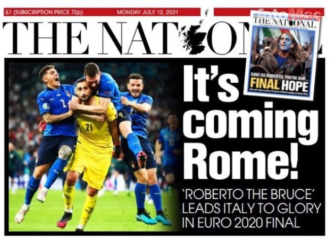 Son dakika spor haberi: İtalya'nın EURO 2020 şampiyonluğu Avrupa basınında geniş yankı uyandırdı!