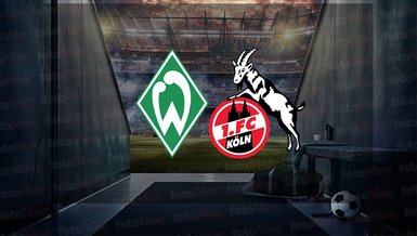 Werder Bremen - Köln maçı ne zaman, saat kaçta ve hangi kanalda canlı yayınlanacak? | Almanya Bundesliga