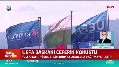 >Turgay Demir: Ceferin'in bütün odaklanması ligleri tamamlamak