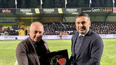 TFF Başkanı Mehmet Büyükekşi Westerlo - Genk maçını izledi