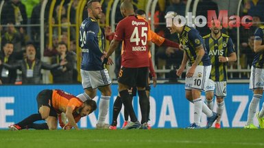 Fenerbahçe-Galatasaray derbisinde iki pozisyon herkesi şoke etti!