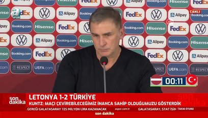 >Kuntz galibiyet sonrası konuştu!