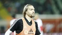 Parkta çalışıyor