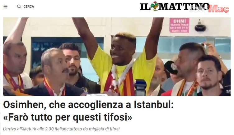 GALATASARAY HABERİ - Osimhen transferi Avrupa'da büyük ses getirdi! İşte atılan manşetler