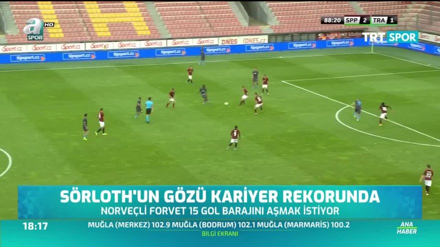 Sörloth'un gözü kariyer rekorunda