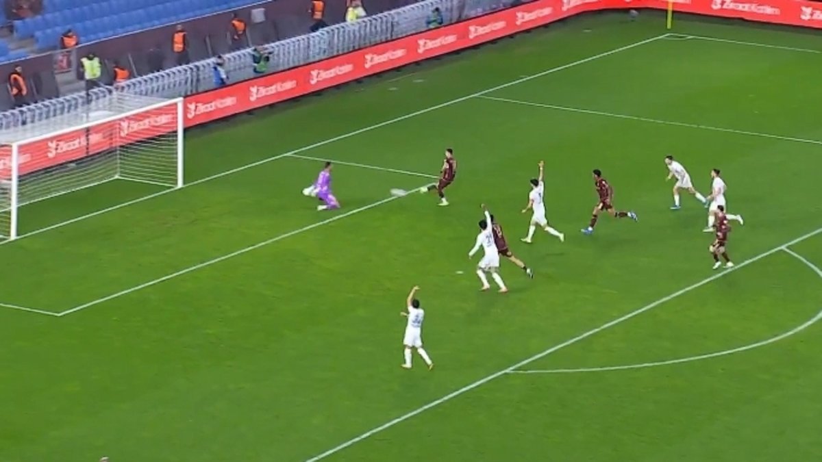 Trabzonspor'un Fethiyespor karşısında bulduğu gol ofsayta takıldı! İzleyin...