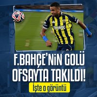 F.Bahçe'nin golü ofsayta takıldı!