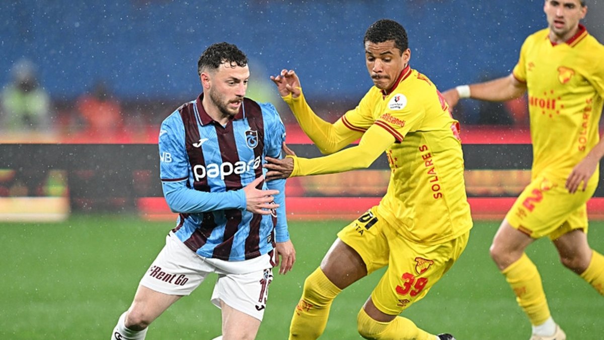 Trabzonspor, Göztepe karşısında 10 kişi kaldı! İşte o pozisyon