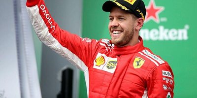 Kanada'da zafer Vettel'in