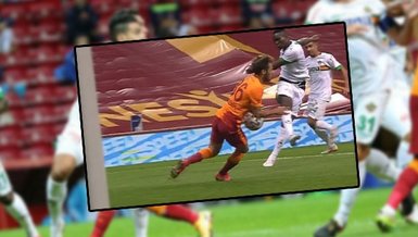 İşte Galatasaray - Alanyaspor maçında penaltı tartışması yaratan o pozisyon!