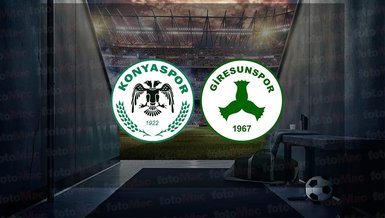 Konyaspor Giresunspor maçı CANLI