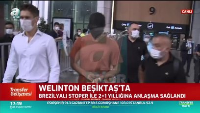 >Beşiktaş'ın yeni transferi Welinton İstanbul'a geldi