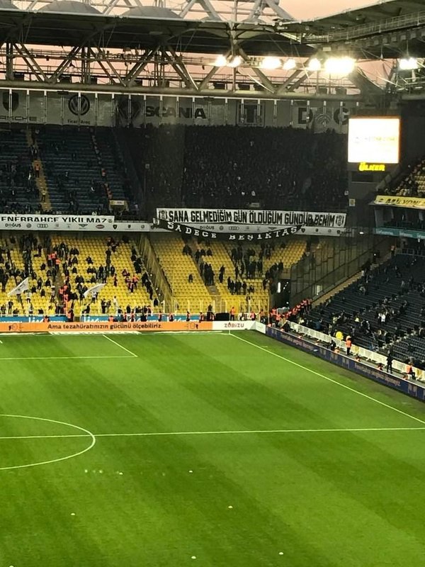 Beşiktaş taraftarı Kadıköy'de
