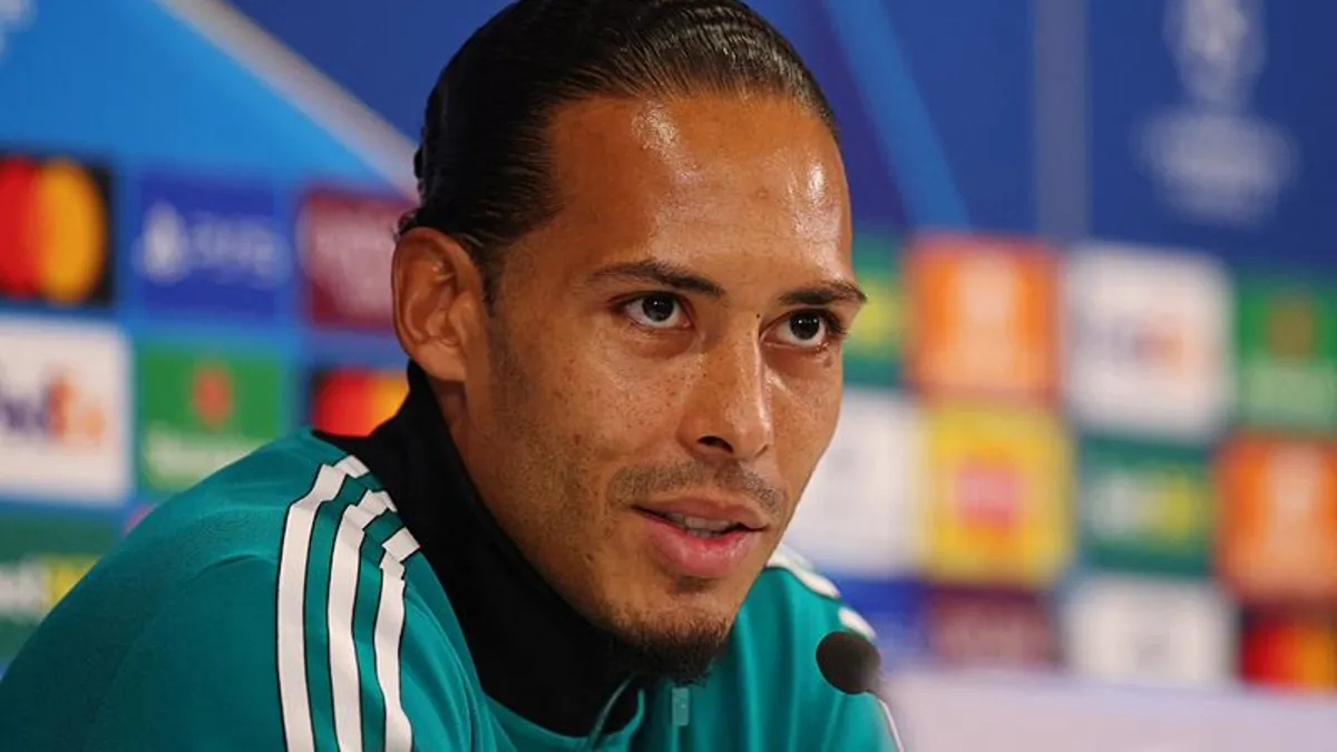 Liverpool'da Virgil van Dijk Galatasaray maçı hakkında konuştu