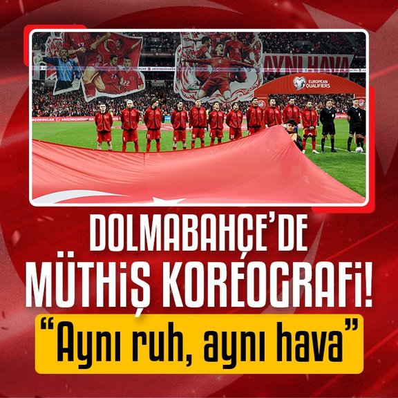 Dolmabahçe’de müthiş koreografi!