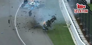 Indy 500’de korkutan kaza
