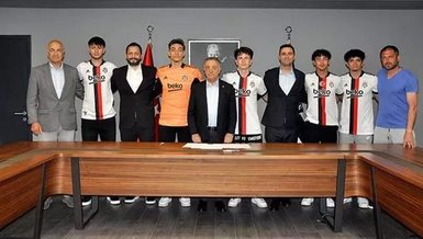Beşiktaş'ta altyapıdan 5 futbolcuyla sözleşme imzalandı!