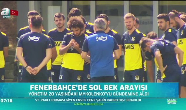 Fenerbahçe'de sol bek arayışı