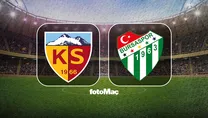 İşte Kayserispor-Bursaspor maçı öncesi önemli detaylar!