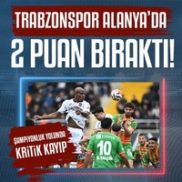 Alanya'da kazanan çıkmadı!