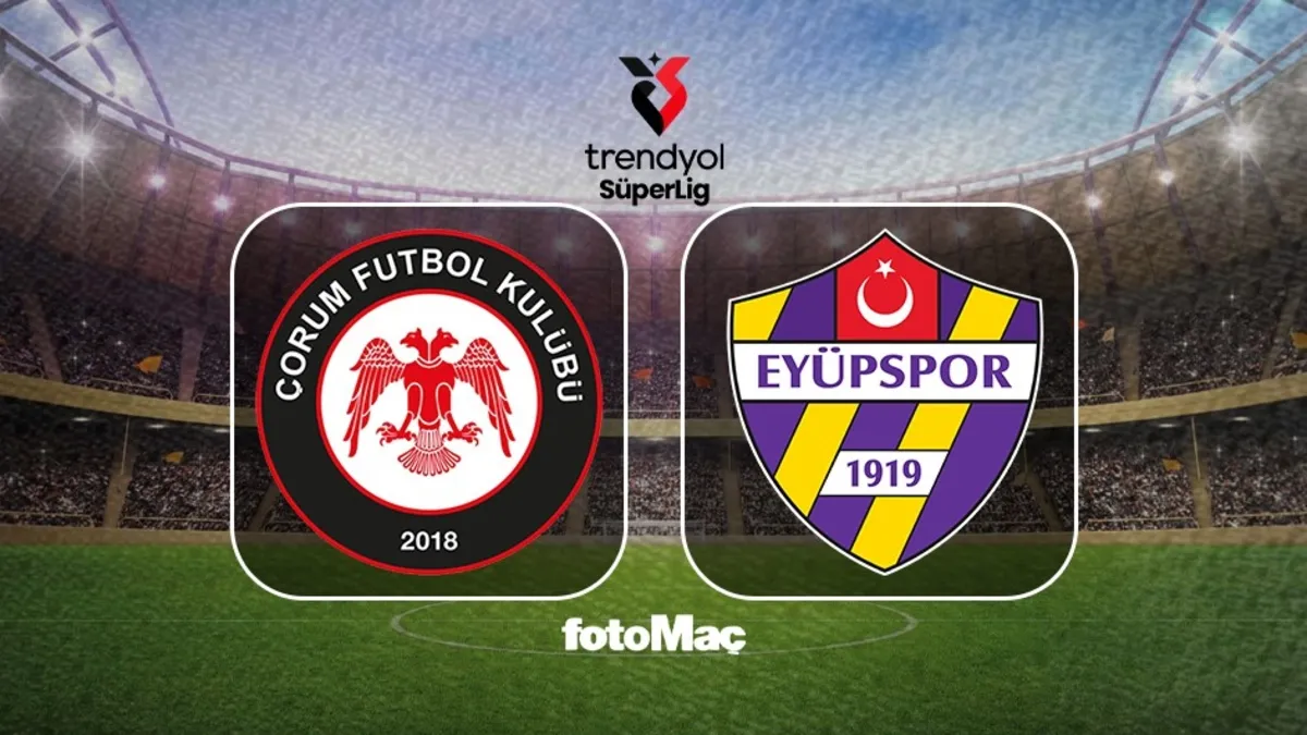 Arca Çorum FK - Eyüpspor maçı canlı anlatım