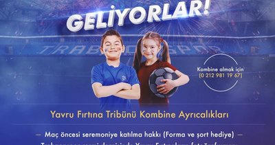 Yavru Fırtına Tribünü açılıyor