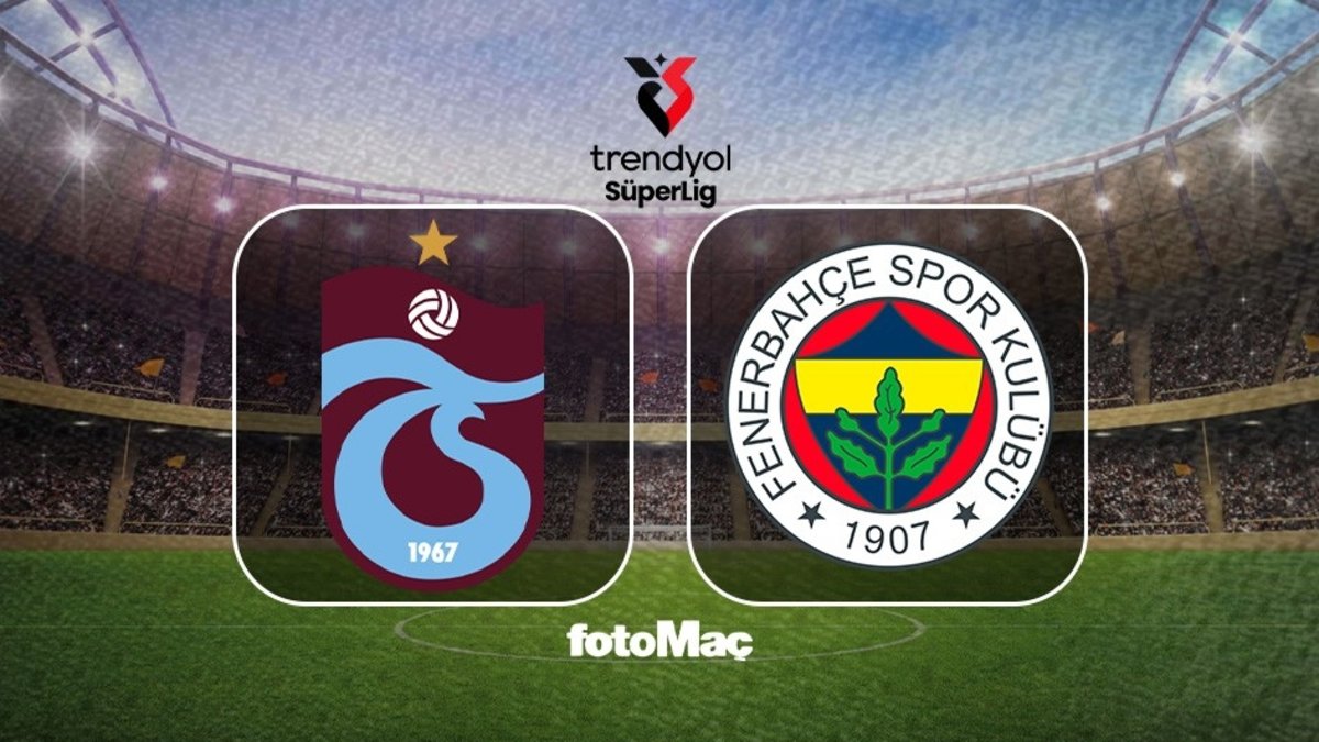 Trabzonspor-Fenerbahçe maçı canlı yayın: Ne zaman, saat kaçta, hangi kanalda?