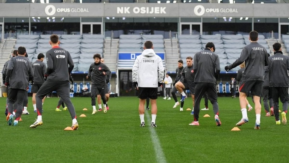 Ümit Milli Futbol Takımı Hırvatistan maçına hazır