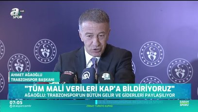 >Ahmet Ağaoğlu: Tüm verileri KAP'a bildiriyoruz