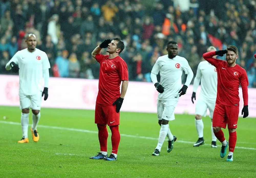 Şehitlere saygı maçında kazanan 'Türkiye' oldu - 3
