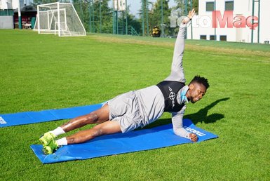 Trabzonspor’da sakatlığı geçen Ekuban, Obi Mikel ve Onazi özel antrenman yaptı