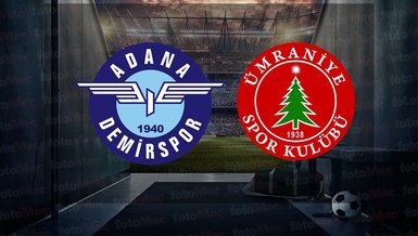 Adana Demirspor - Ümraniyespor maçı ne zaman, saat kaçta ve hangi kanalda canlı yayınlanacak? | Süper Lig