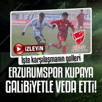 Erzurumspor galibiyetle veda etti!