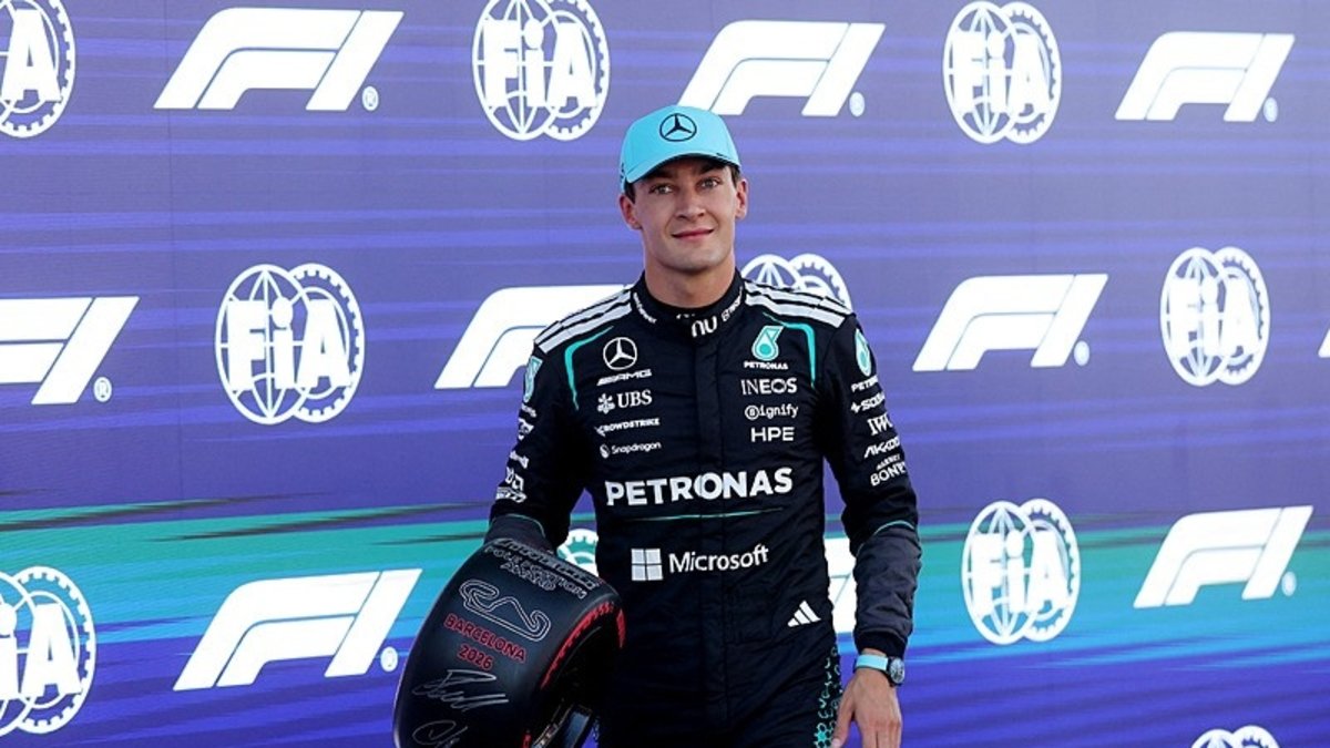 Formula 1 İspanya Grand Prix'sinde pole pozisyonu George Russell'ın oldu